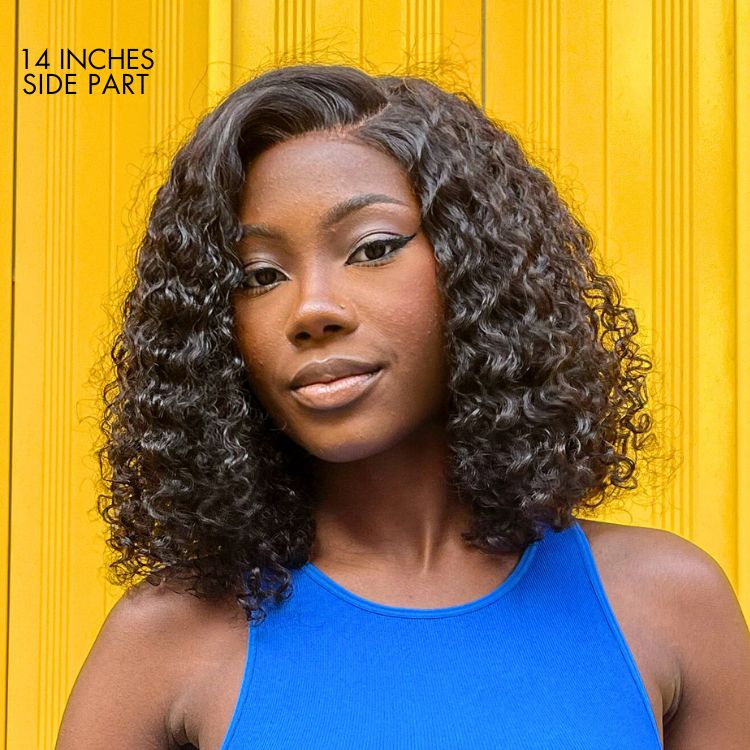 Lumma Ready-To-Go™ — Natural Black Kinky Curly Human Hair Wig | Glueless HD Lace 5x5 Closure | Large & Small Cap Sizes