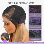 Lumma - Short Curly Human Hair Wig | Minimalist HD Lace | Glueless Side Part