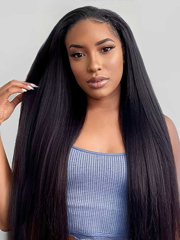 Lumma - Yaki Straight Human Hair Wig | Glueless 13x6 Lace | Wear & Go