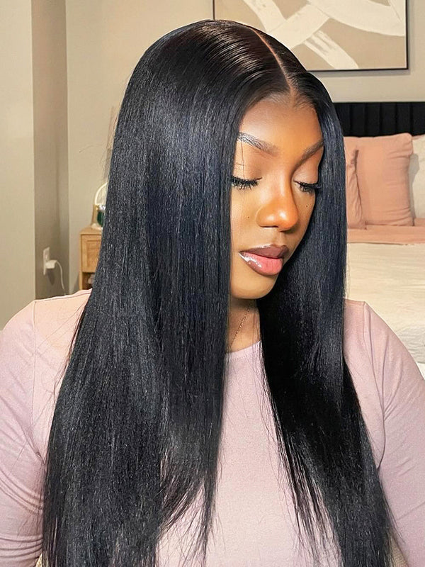 Lumma - Yaki Straight Human Hair Wig | Glueless 13x6 Lace | Wear & Go
